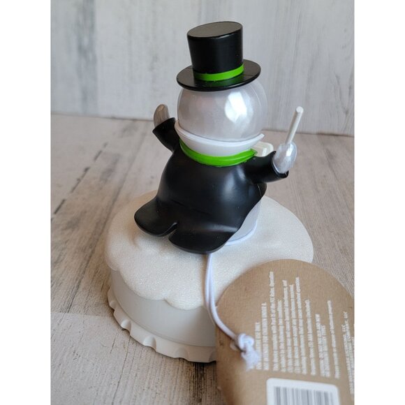 Hallmark band conductor snowman animated Xmas figure concert - Picture 5 of 8